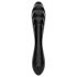 Satisfyer Dazzling Crystal 1 - Dual-Ended Glass Dildo (Black)
