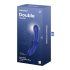 Satisfyer Double Crystal - Dual-End Glass Dildo (Blue)