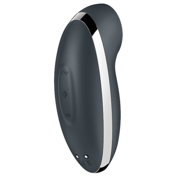 Satisfyer Tap & Climax 2 - 2-in-1 Clitoral Vibrator (Gray)