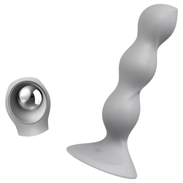 Satisfyer Triple Ball-R - Beaded Dildo (Gray)