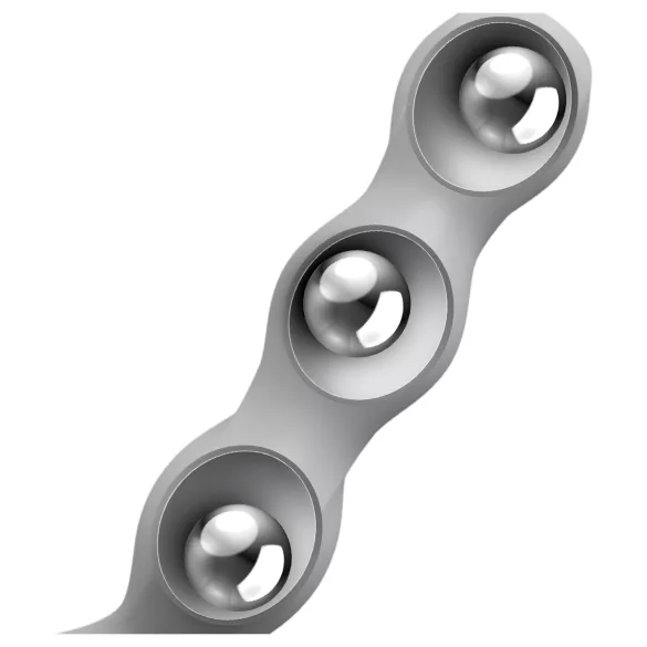 Satisfyer Triple Ball-R - Beaded Dildo (Gray)