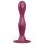 Satisfyer Double Ball-R - Weighted Suction Cup Dildo (Red)