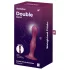 Satisfyer Double Ball-R - Weighted Suction Cup Dildo (Red)