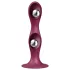 Satisfyer Double Ball-R - Weighted Suction Cup Dildo (Red)