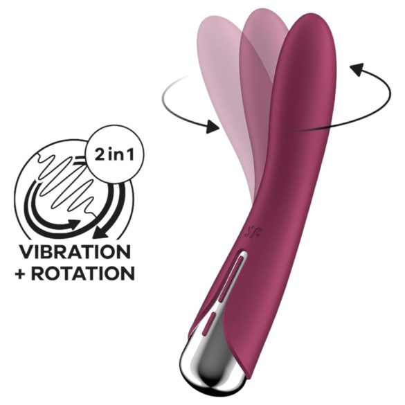 Satisfyer Spinning Vibe 1 - Rotating G-Spot Vibrator (Red)