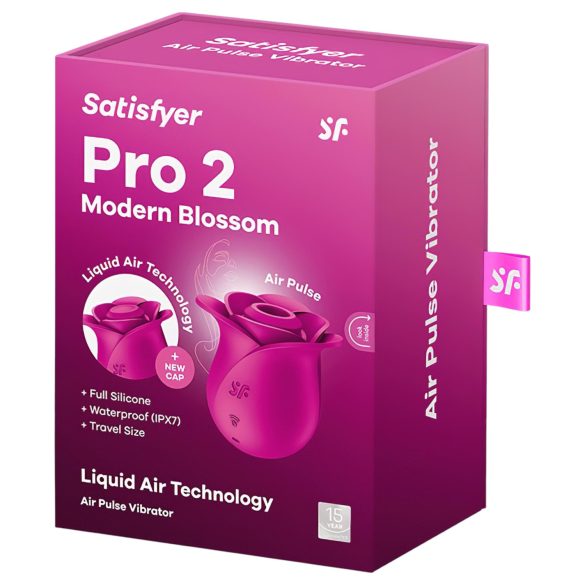 Satisfyer Pro 2 Modern Blossom - Air-Pulse Clitoral Stimulator (Pink)