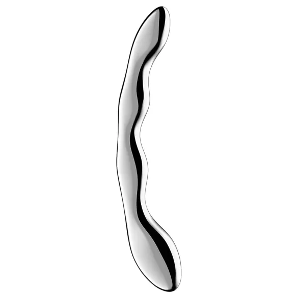 Satisfyer Cosmic Crest 2 - Wavy Steel Dildo (Silver)