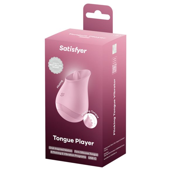 Satisfyer Tongue Teaser - Licking Clitoral Vibrator (Pink)