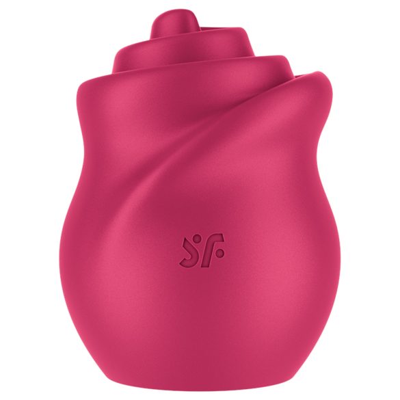 Satisfyer Tongue Twister - Rotating Tongue Clitoral Vibrator (Pink)