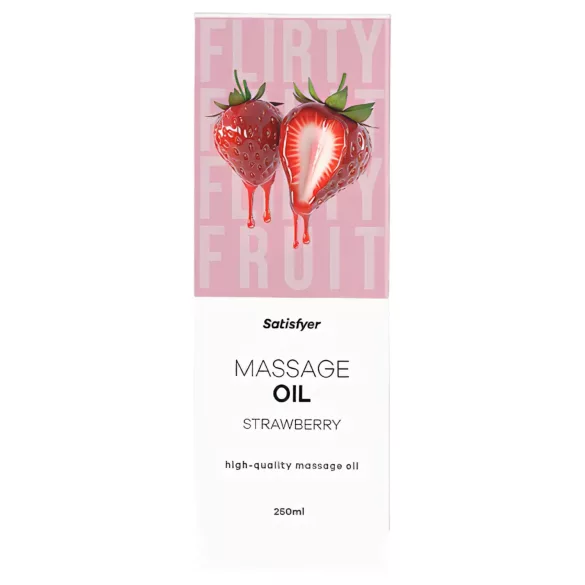 Satisfyer - Flavored Massage Oil - Strawberry (250ml)