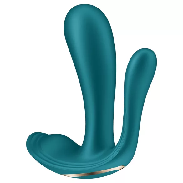 Satisfyer Top Secret+ - Wearable 3-Prong Vibrator (Green)