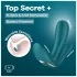Satisfyer Top Secret+ - Wearable 3-Prong Vibrator (Green)