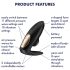 Satisfyer Pro 4 Couples - Air Pulse Dual Vibrator (Black)