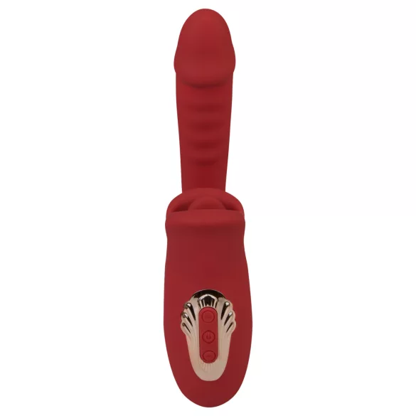 EIS Passion Lips - G-Spot Vibrator with Licking Function (Red)