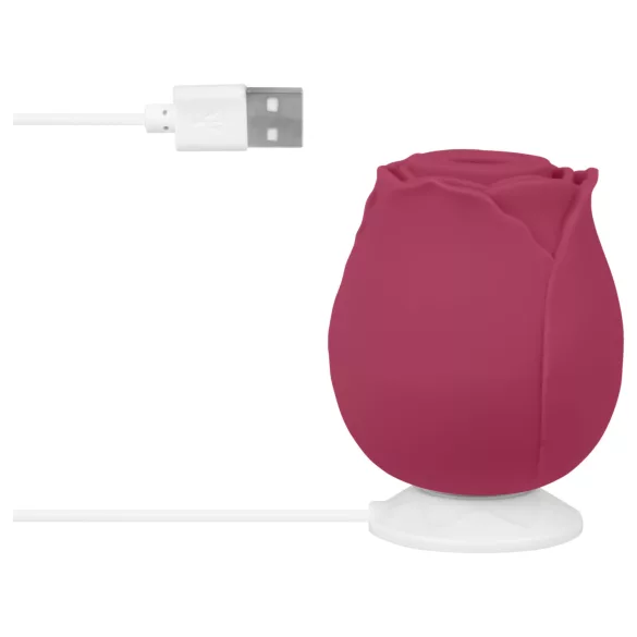 EIS Blush & Bloom - suction vibrating vibrator (red)