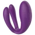 Mrow - Rechargeable, Waterproof 3-Motor Couples Vibrator (Purple)