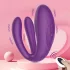 Mrow - Rechargeable, Waterproof 3-Motor Couples Vibrator (Purple)