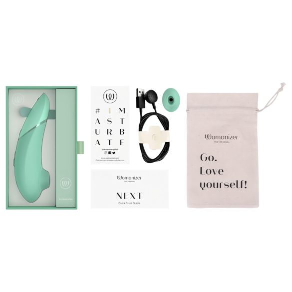 Womanizer Next - rechargeable air‑pulse clitoral stimulator (sage)