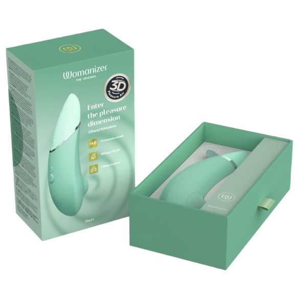Womanizer Next - rechargeable air‑pulse clitoral stimulator (sage)