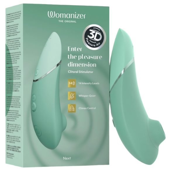 Womanizer Next - rechargeable air‑pulse clitoral stimulator (sage)