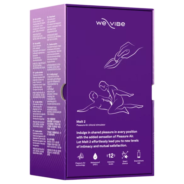 We-Vibe Melt 2 - App-controlled air pulse clitoral stimulator (purple)