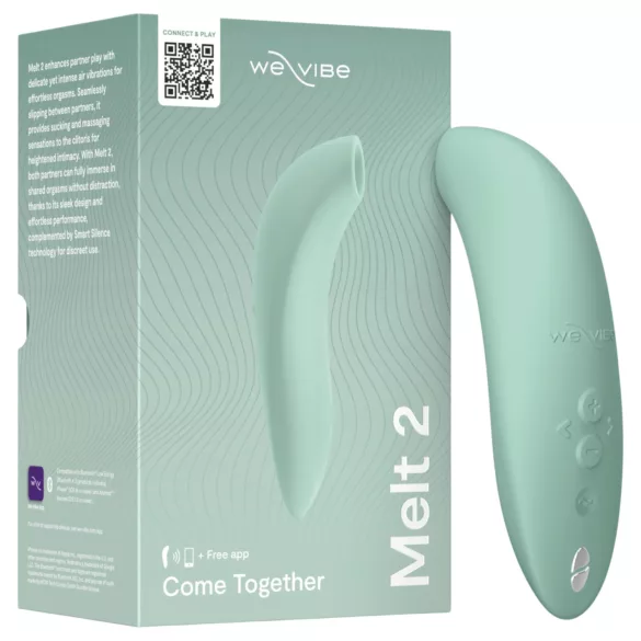 We-Vibe Melt 2 - App-controlled air pulse clitoral stimulator (turquoise)