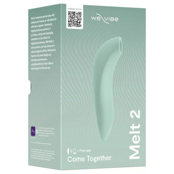 We-Vibe Melt 2 - App-controlled air pulse clitoral stimulator (turquoise)
