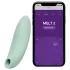 We-Vibe Melt 2 - App-controlled air pulse clitoral stimulator (turquoise)