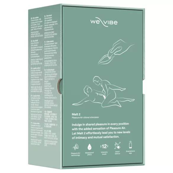 We-Vibe Melt 2 - App-controlled air pulse clitoral stimulator (turquoise)