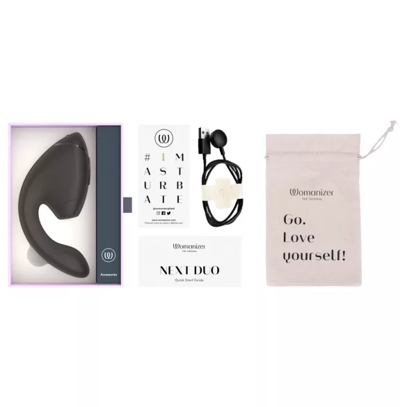 Womanizer Next Duo - 2in1 G-Spot Vibrator (Black)