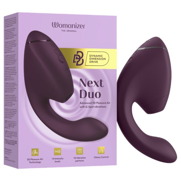 Women’s Pleasure Duo - 2in1 G-Spot Vibrator (Purple)