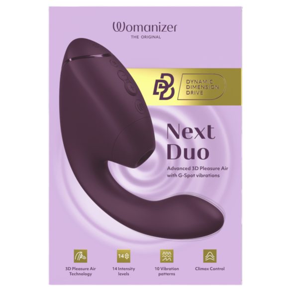 Women’s Pleasure Duo - 2in1 G-Spot Vibrator (Purple)