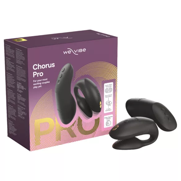We-Vibe Chorus Pro - Smart Remote-Controlled Couples Vibrator (Black)