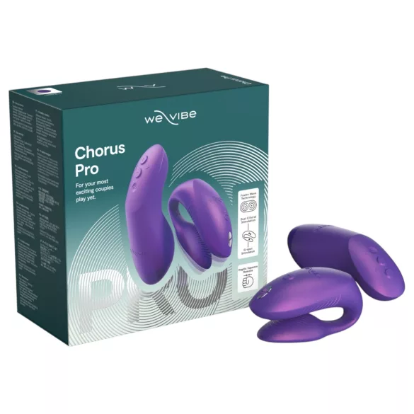We-Vibe Chorus Pro - App- and remote-controlled couples vibrator (purple)