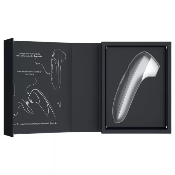 Womanizer Pro - air‑pulse clitoral stimulator (grey)