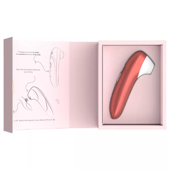 Womanizer Pro - air‑pulse clitoral stimulator (red)