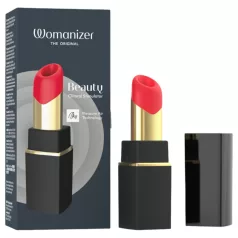   Womanizer Beauty - lipstick‑shaped air‑pulse clitoral stimulator (black)