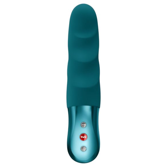 Fun Factory Stronic Petite - ribbed vibrator (green)