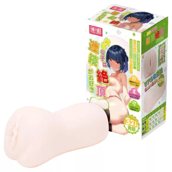 TAMASHII Continuous Orgasm - anime-style vagina masturbator (natural)