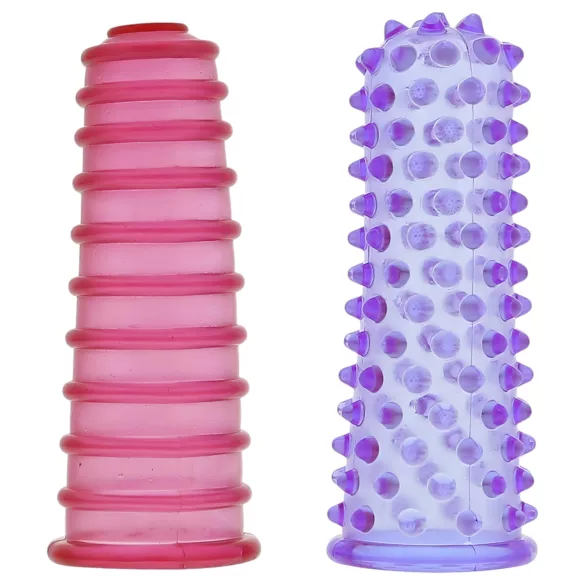 All-Time Favorites - Cuff Set - 2pcs (Pink-Purple)