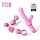 Magic Stick - Vibrator with Interchangeable Attachments (Pink)