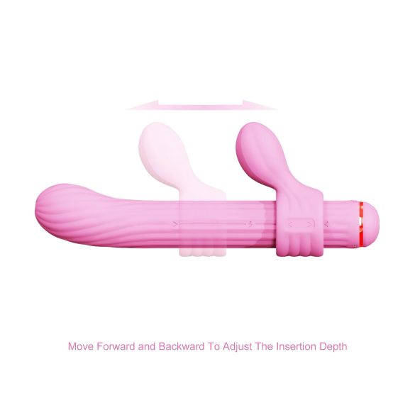 Magic Stick - Vibrator with Interchangeable Attachments (Pink)