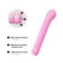 Magic Stick - Vibrator with Interchangeable Attachments (Pink)