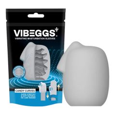 VIBEGGS Candy Curves - Vibrating Egg Massager (White)