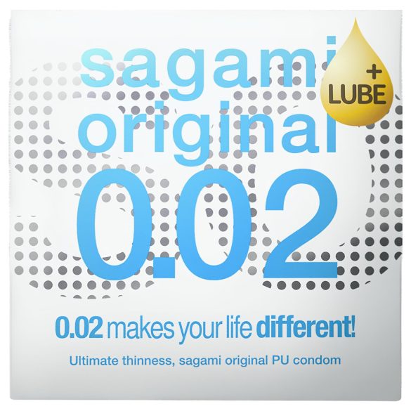 Sagami Original 0.02 - Ultra-Lubricated Condom - 55mm (1pc)