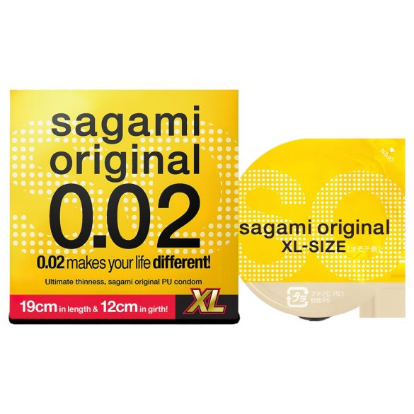 Sagami Original 0.02 XL - Condom - 61mm (1pc)