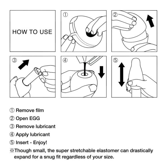 TENGA Egg Ring - Egg-Shaped Personal Massager (1pc)