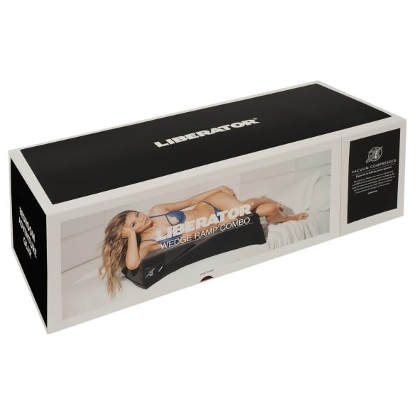 Liberator Wedge/Ramp - 2-Piece Intimate Pillow Set (Black)