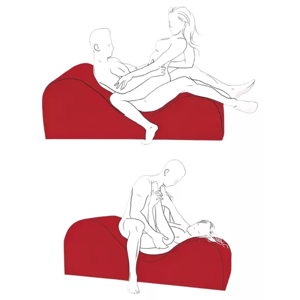 Liberator Esse Lounger - Versatile Black Sex Sofa