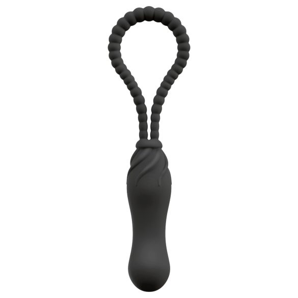 Black Velvet Perfect Fit - strap-on dildo (black)